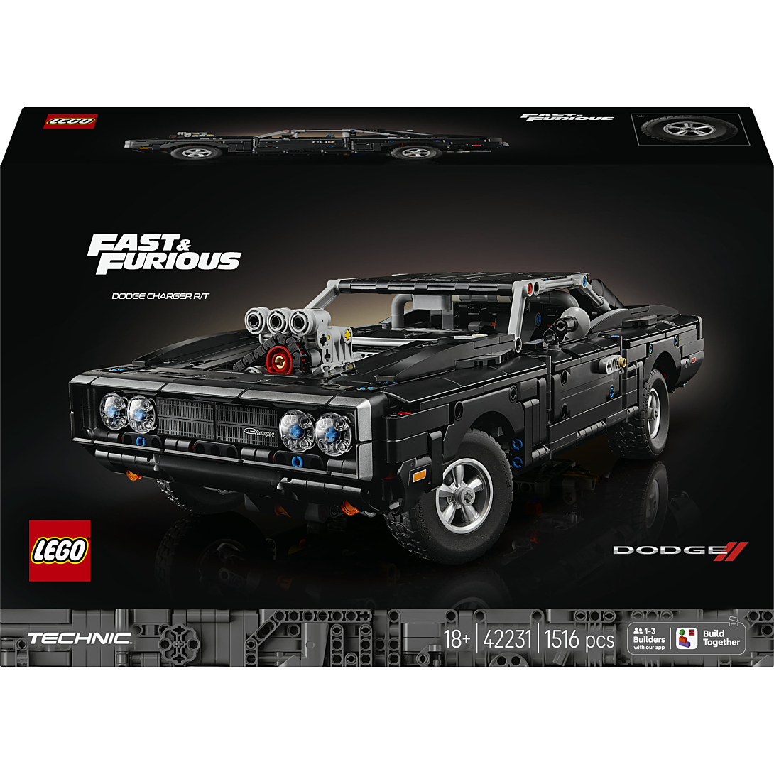 LEGO Technic Voiture Dodge Charger R/T de Fast and Furious 42231 - vue 8