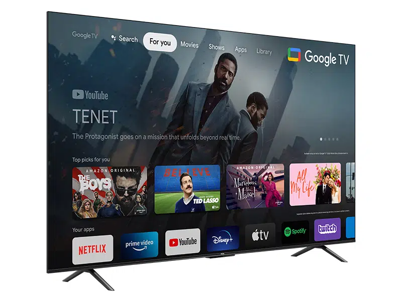 TV TCL 75P635 4K HDR avec Google TV au meilleur prix | E.Leclerc