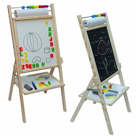 Tableau rose et bleu pour enfant évolutif Smoby double face : noir pour craie et magnétique pour feutres effaçables avec notice et lettre chiffres - Jeux & Jouets Tableau rose et bleu pour enfant évolutif Smoby double face : noir pour craie et magnétique pour feutres effaçables avec notice et lettre chiffres - Jeux & Jouets