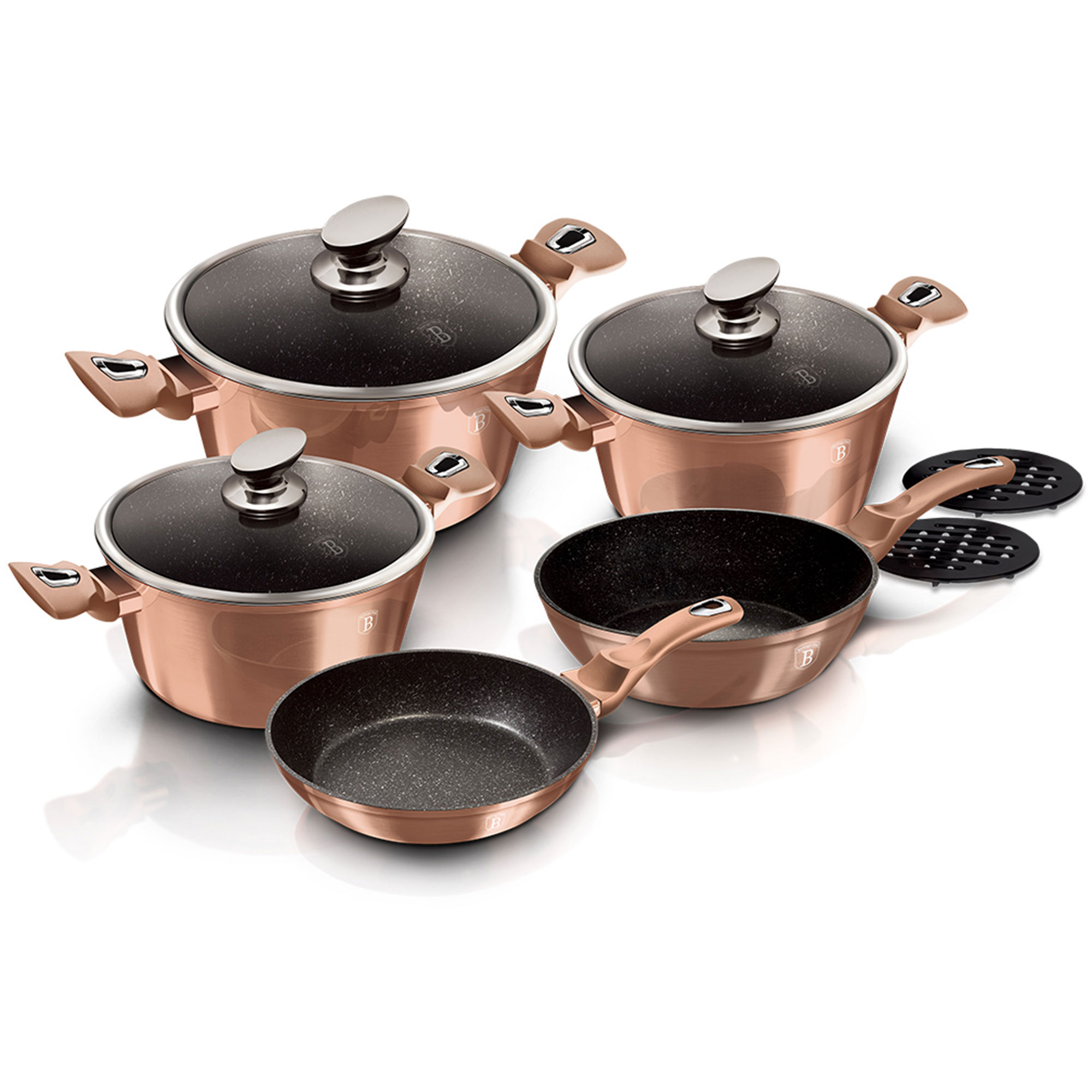 Batterie De Cuisine Induction FAGOR Maxima 8 Pièces - Aluminium Forgé Antiadhésif