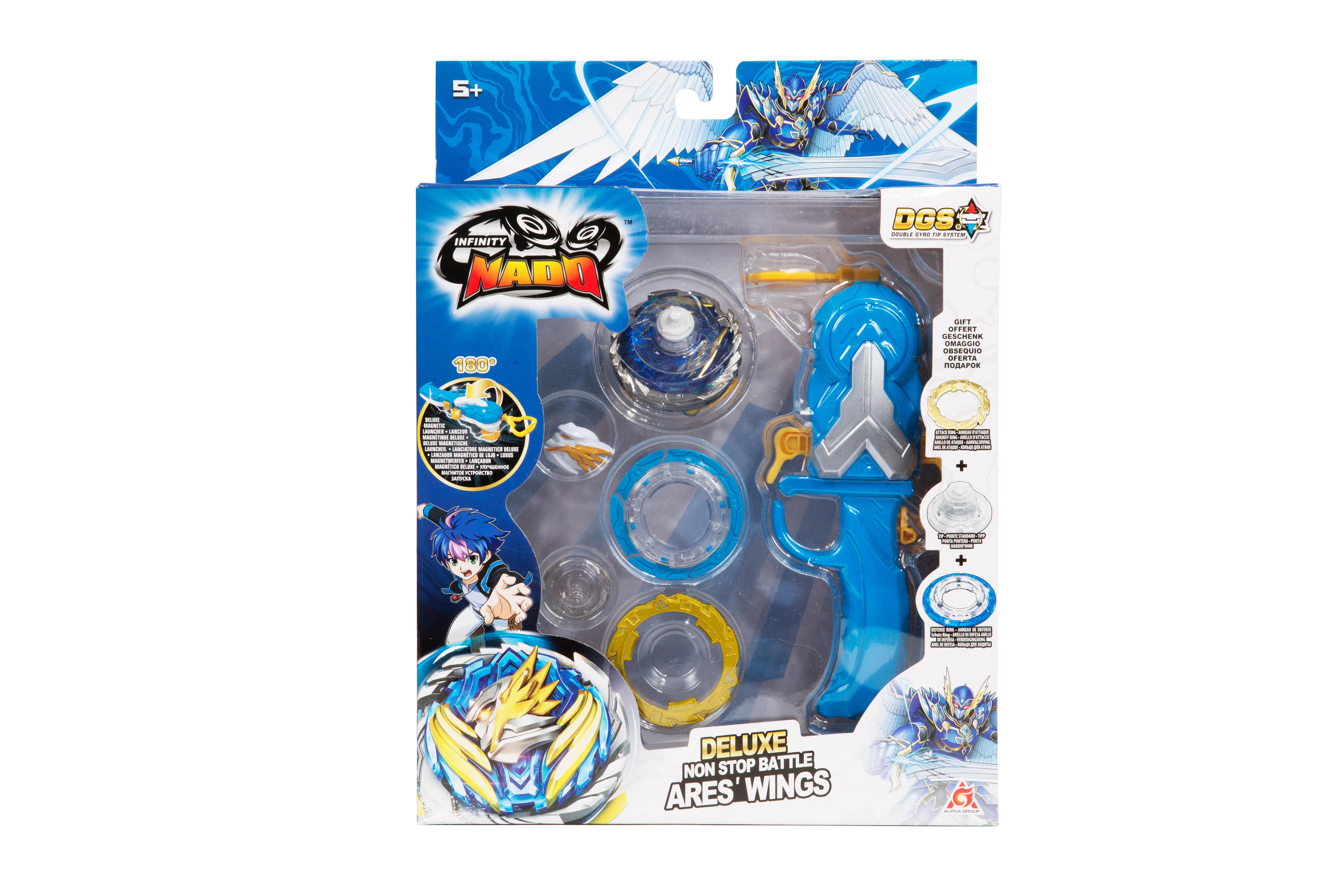 Set De Combat Infinity Nado : Fury Wave Dragon + Blazing War Bear - Toupie Battle Pour Enfants 5-12 Ans