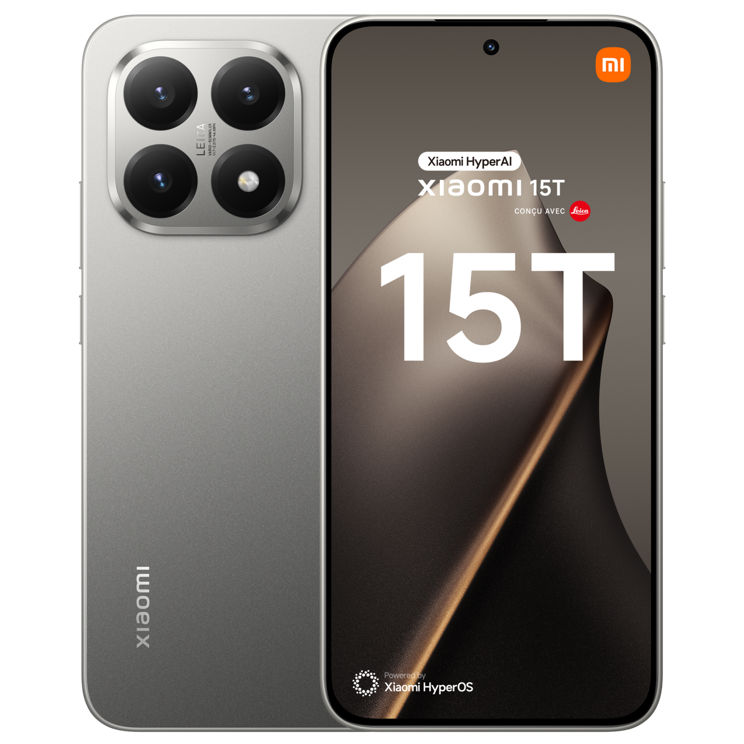 Xiaomi 15T 17,4 cm (6.83) 12 Go 256 Go 5500 mAh Gris
