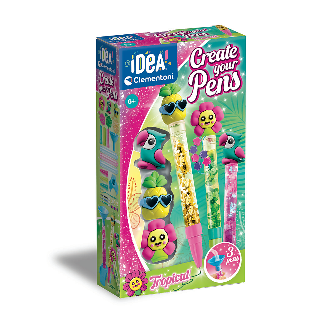Kit DIY Stylos Personnalisables Clementoni 18827 – Activité Manuelle Éducative Pour Enfants - vue 6