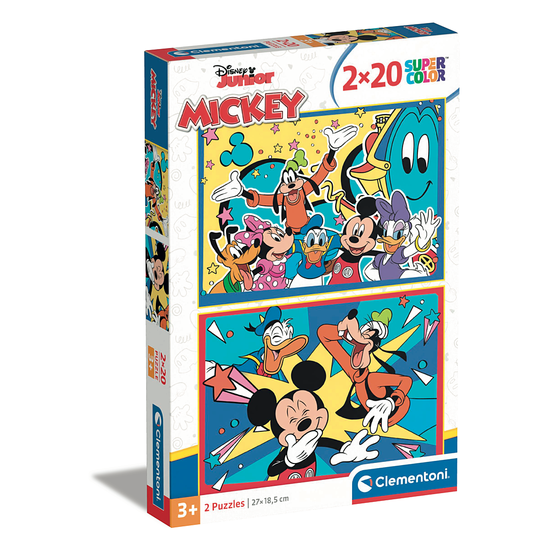 Clementoni Puzzle 2x20 Mickey et Amis - vue 7