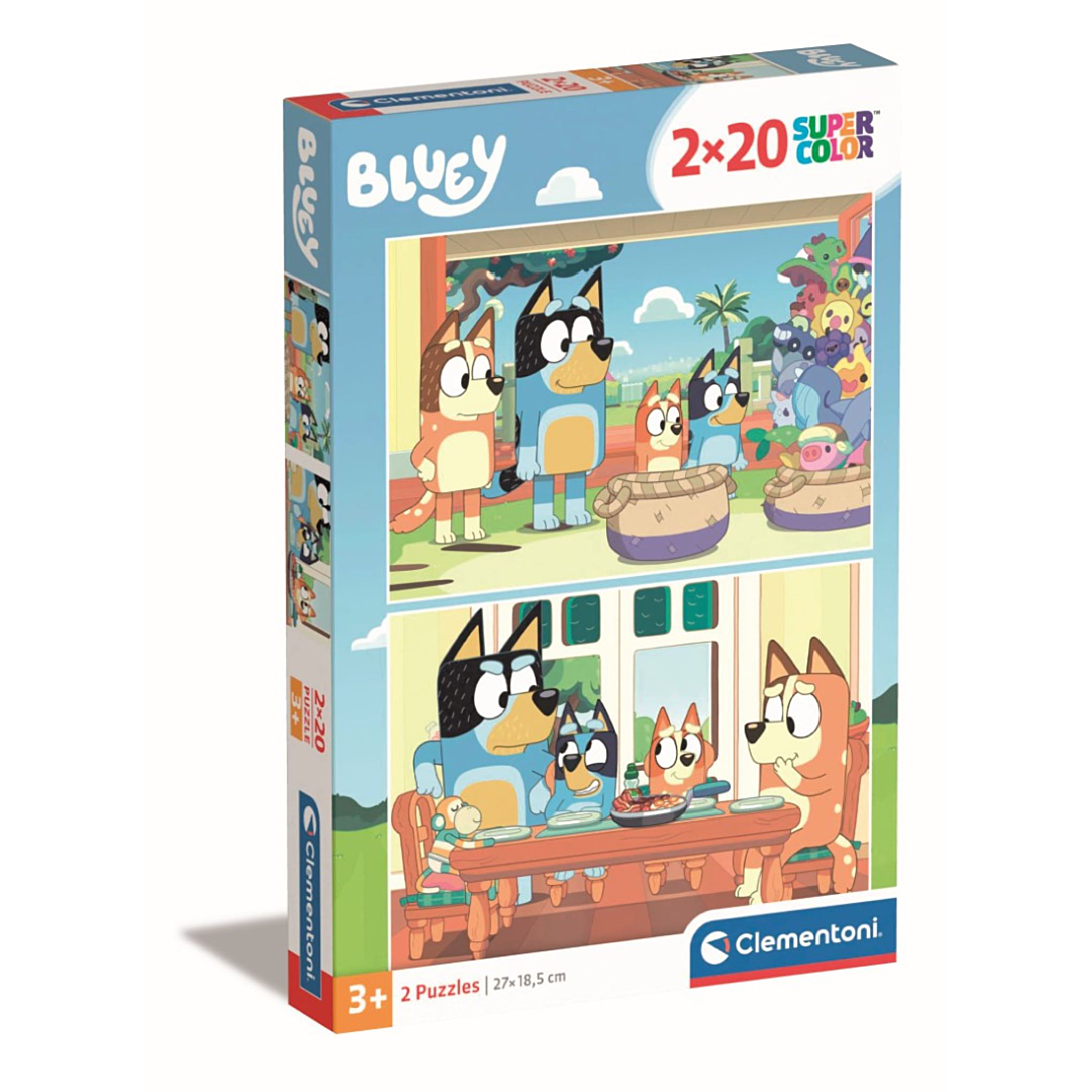2x20 pièces Bluey