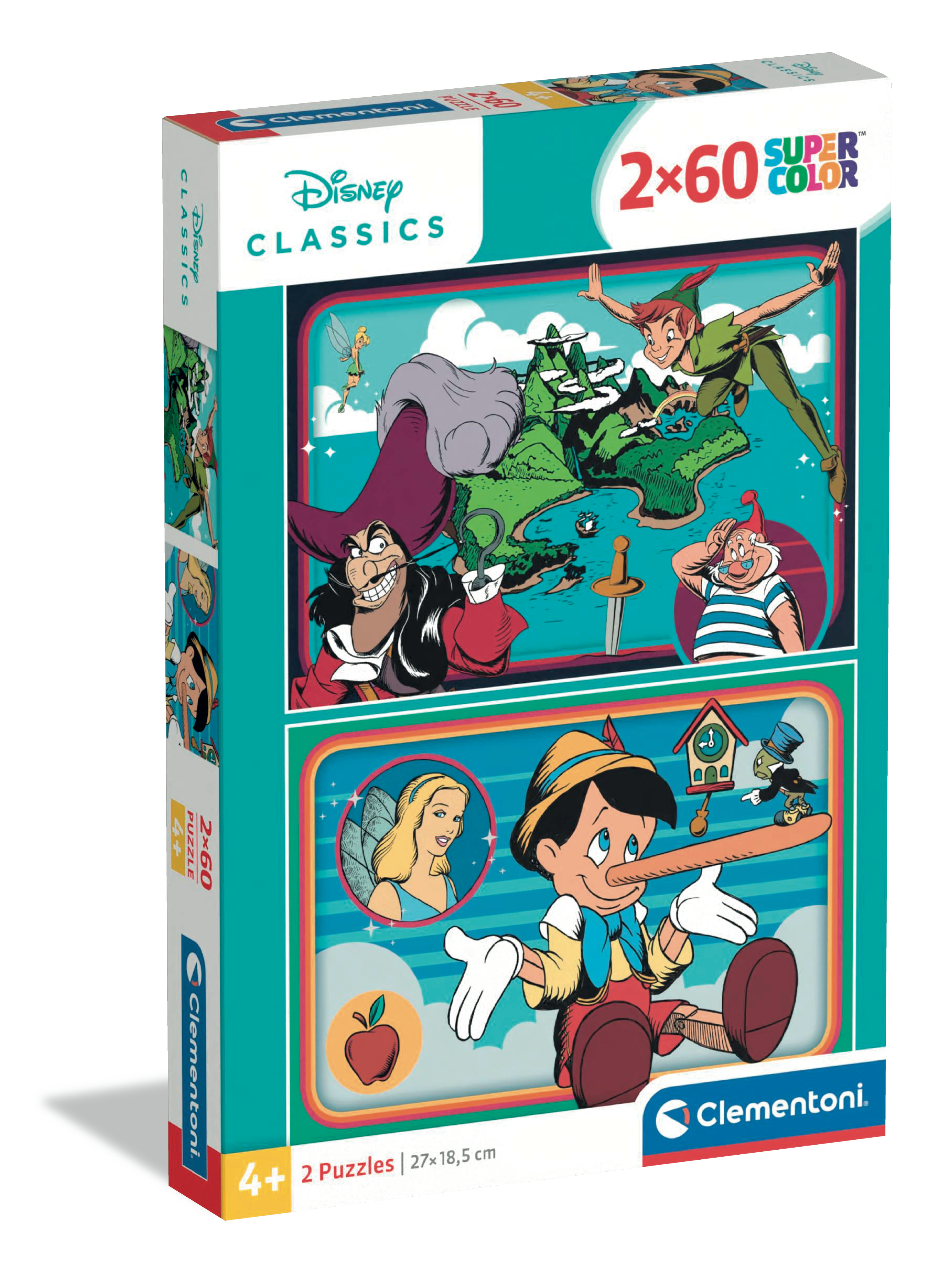 Clementoni Puzzle Enfant 2X60 Pièces WD Classic Walt Disney Fabriqué en Italie 24823 - vue 6