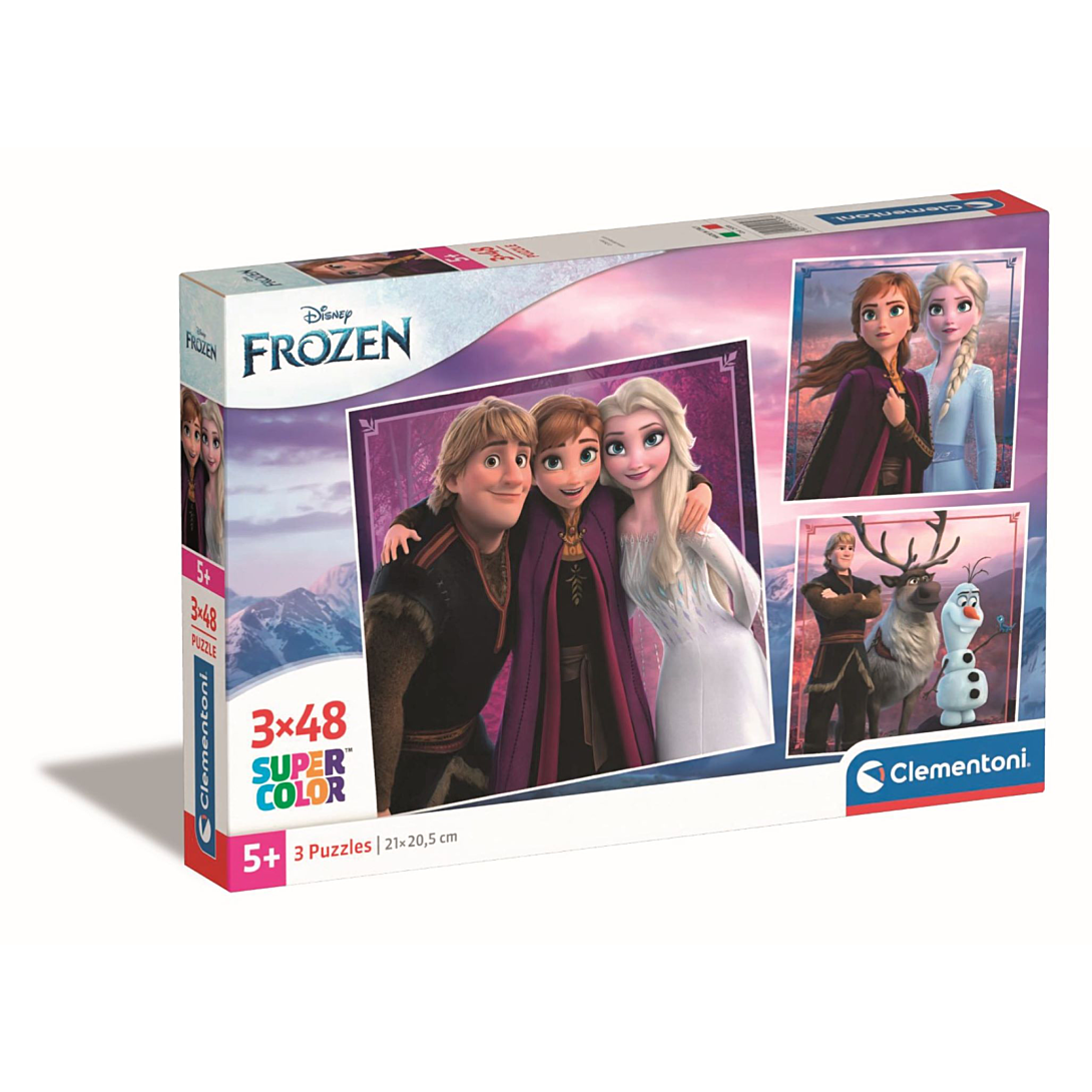 3x48 pièces La Reine des Neiges