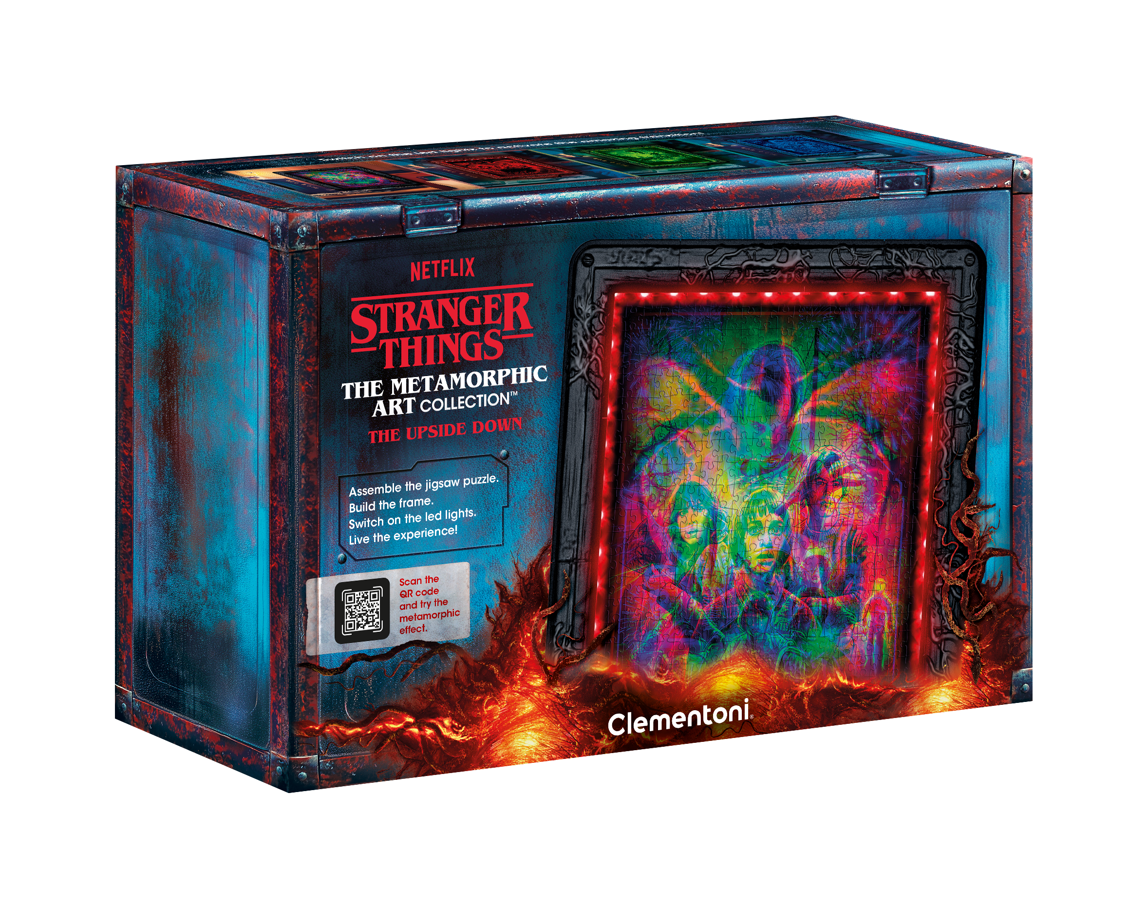 Puzzle 520 pièces Clementoni The Morphing Collection Stranger Things Cadre lumineux Vecna - vue 8