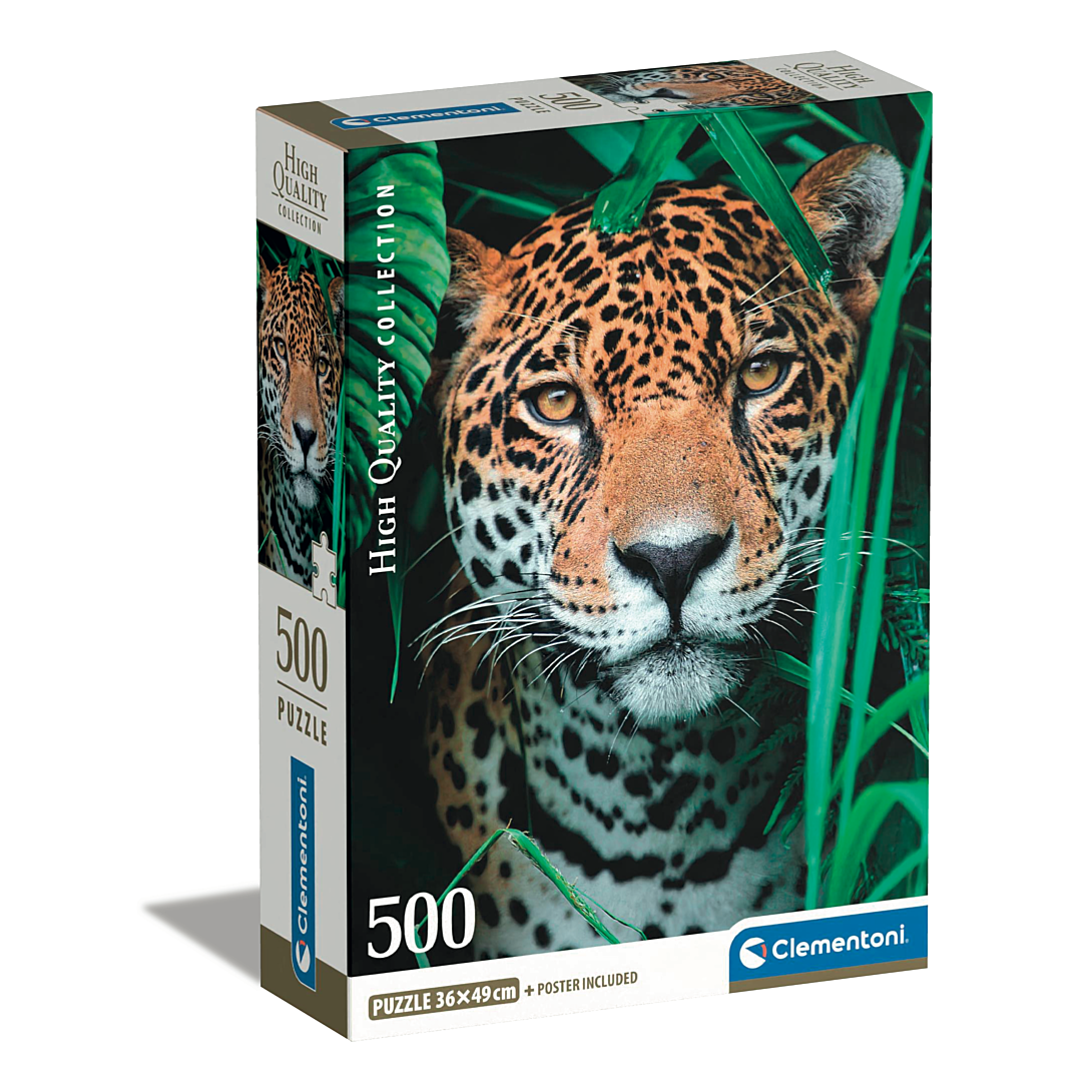Puzzle 500 pièces + poster : Jaguar dans la jungle Clementoni Puzzles - vue 6