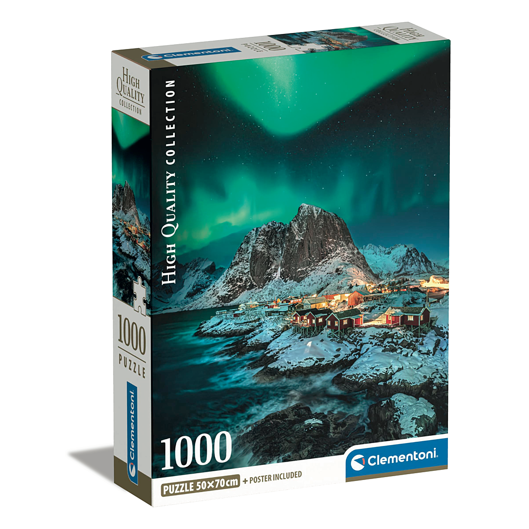 Puzzle 1000 pièces + poster : Îles Lofoten Clementoni Puzzles