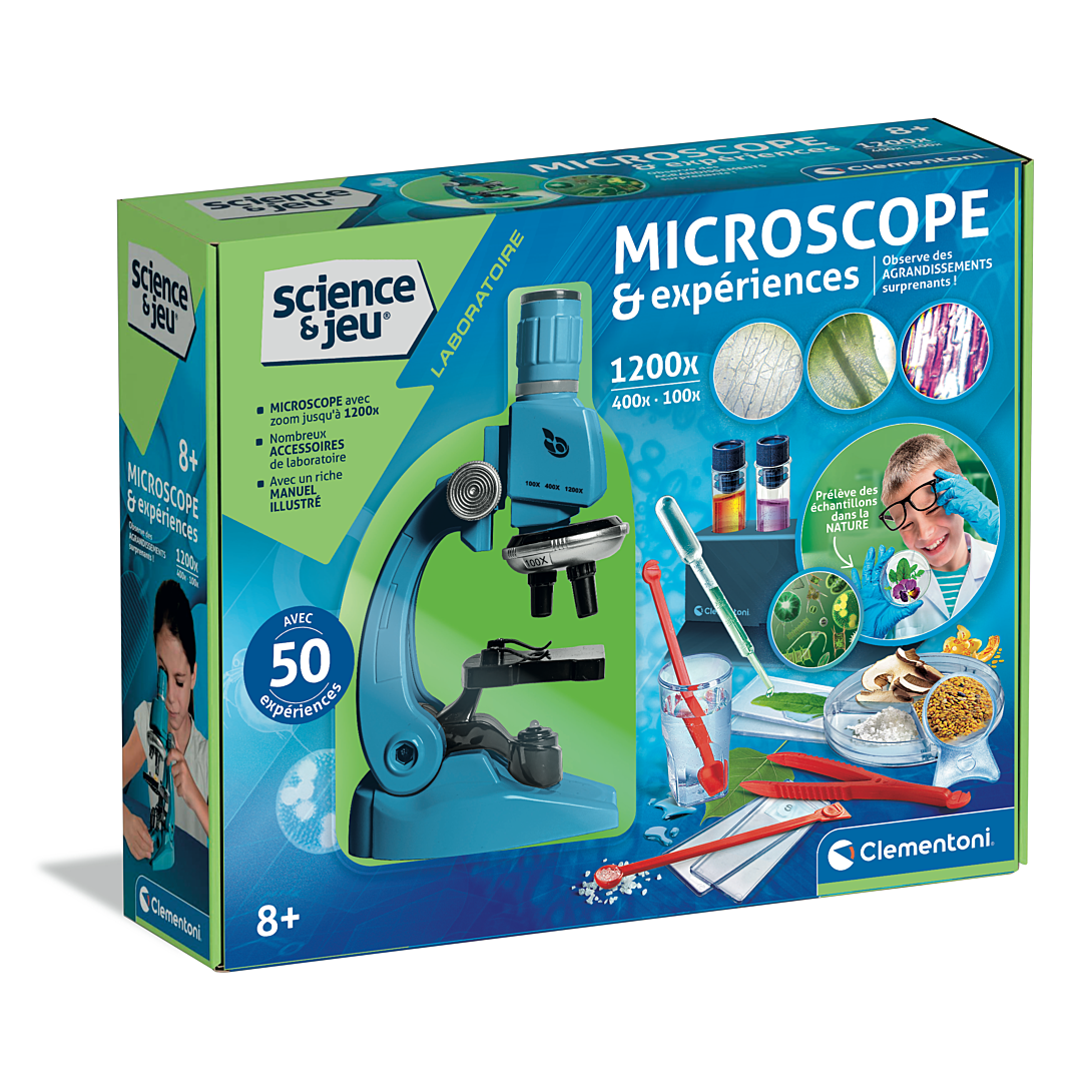 Jeu de Sciences Clementoni 52759clementoni – Microscope et Expériences - vue 3