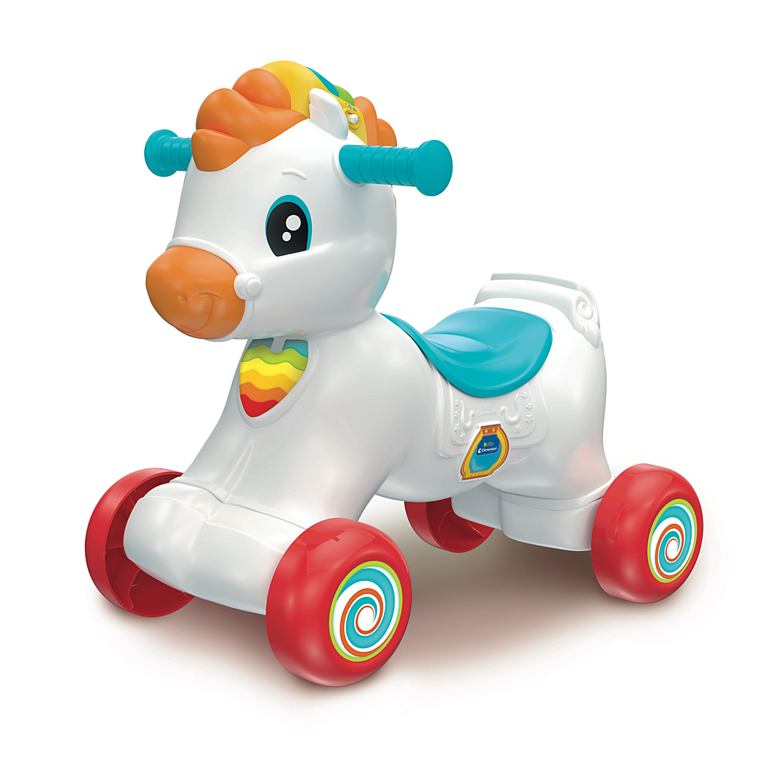 Clementoni Cheval à bascule et à roues Crinère avec boutons d'intercations Dès - vue 10