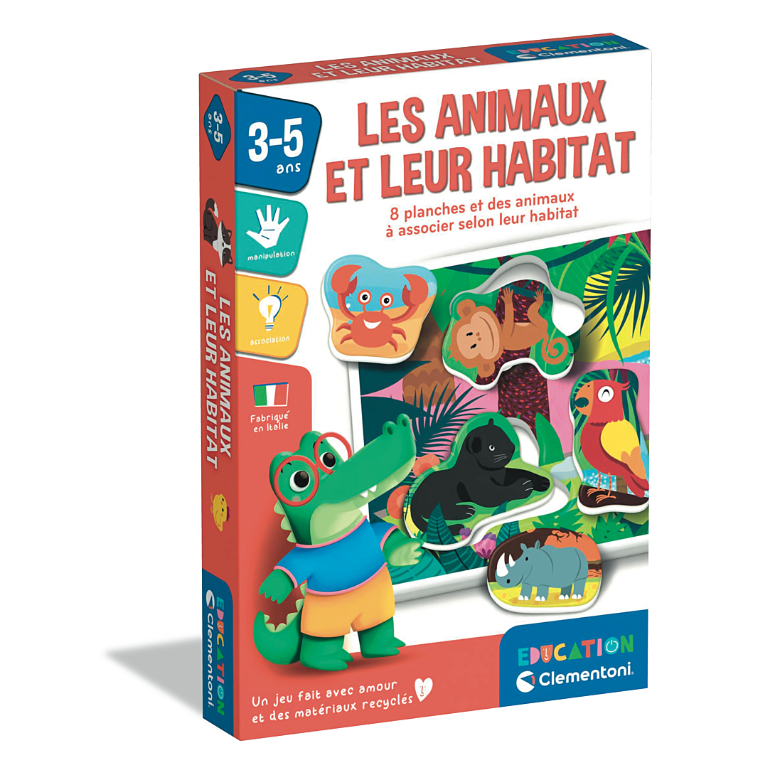 Les animaux et leur habitat Clementoni Jeux - vue 2