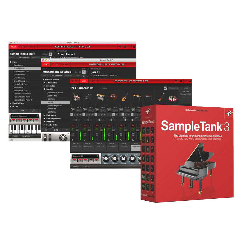 IK Multimédia SampleTank 3 Upgrade Logiciel Banque de Sons / Samples au ...