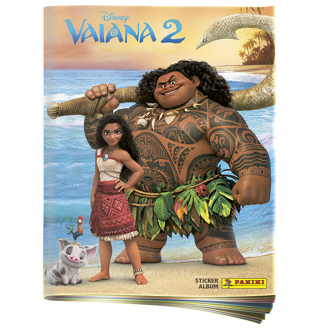 Album PANINI Vaiana 2 005027AFpanini – 192 Stickers dont 48 Brillants