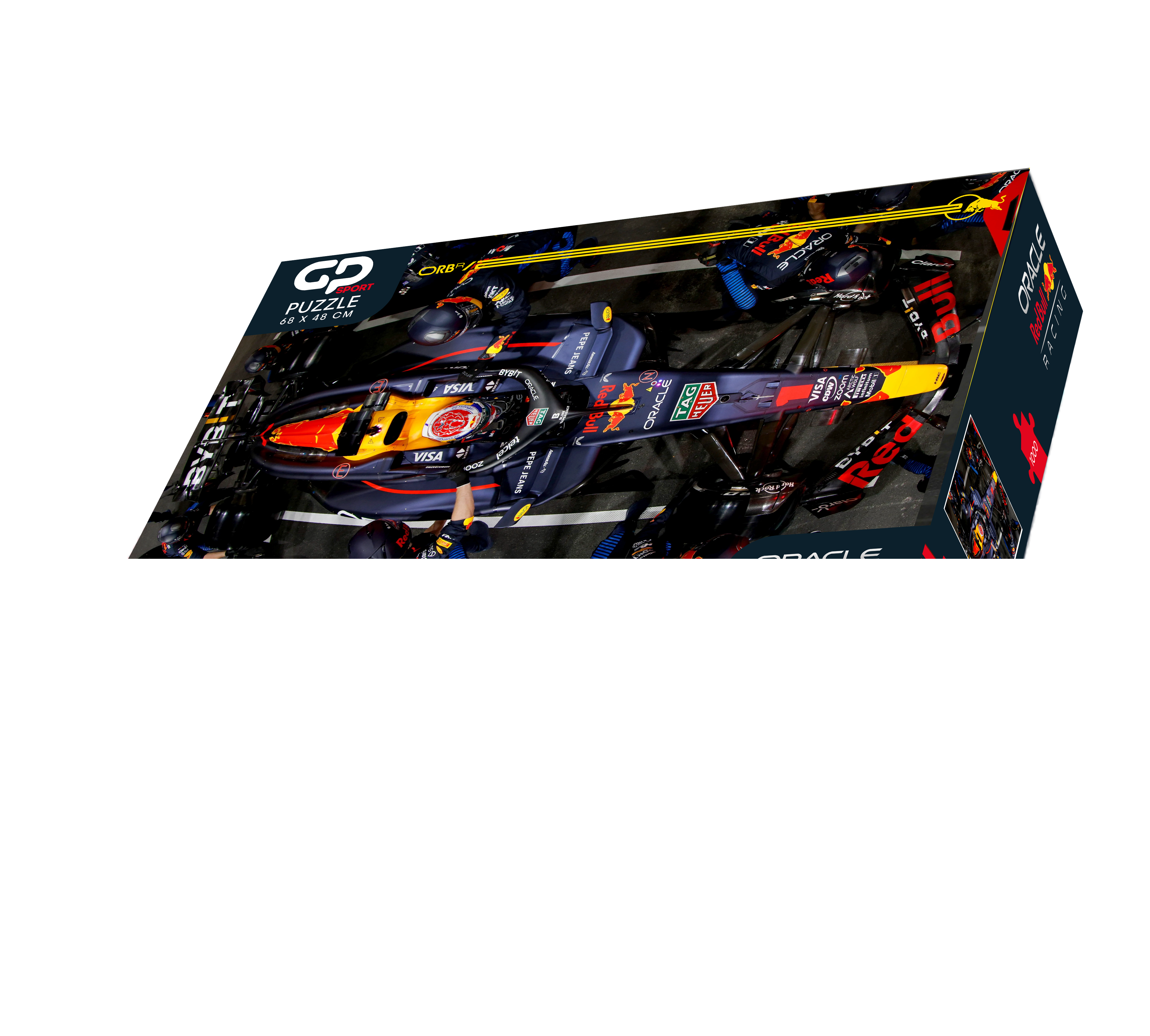 GP Sport Puzzle 2D BULL 1000 pcs Pilote Verstappen - vue 8