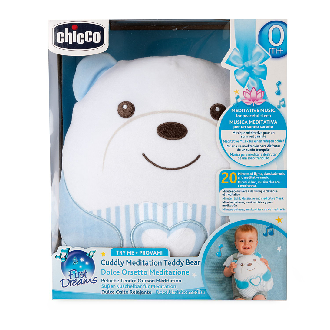 Chicco Peluche Tendre Ourson - Bleu - Des La Naissance - vue 2