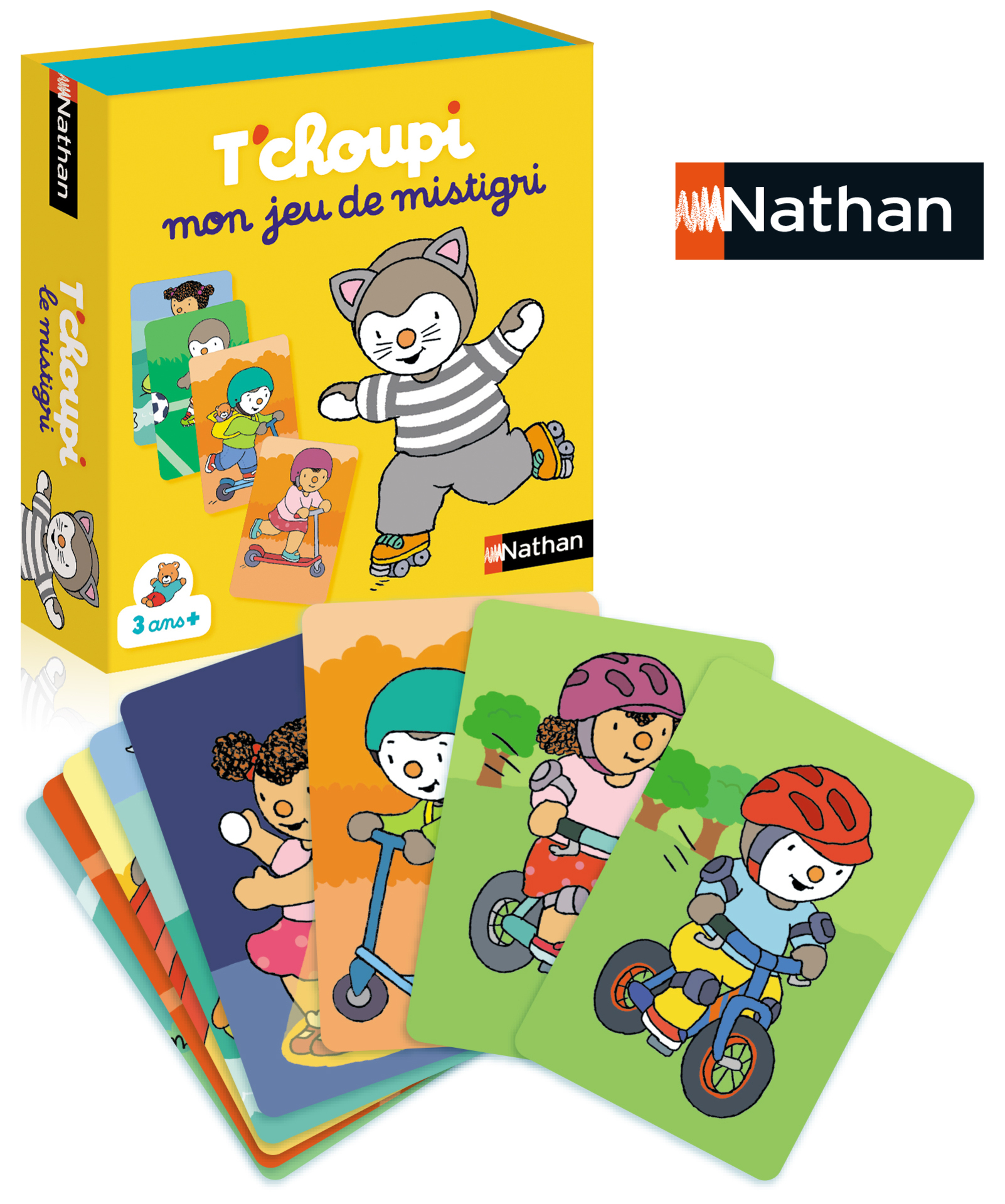 Jeu De Cartes Mistigri T'choupi Nathan 31015 – Amusement Pour 2-4 Joueurs