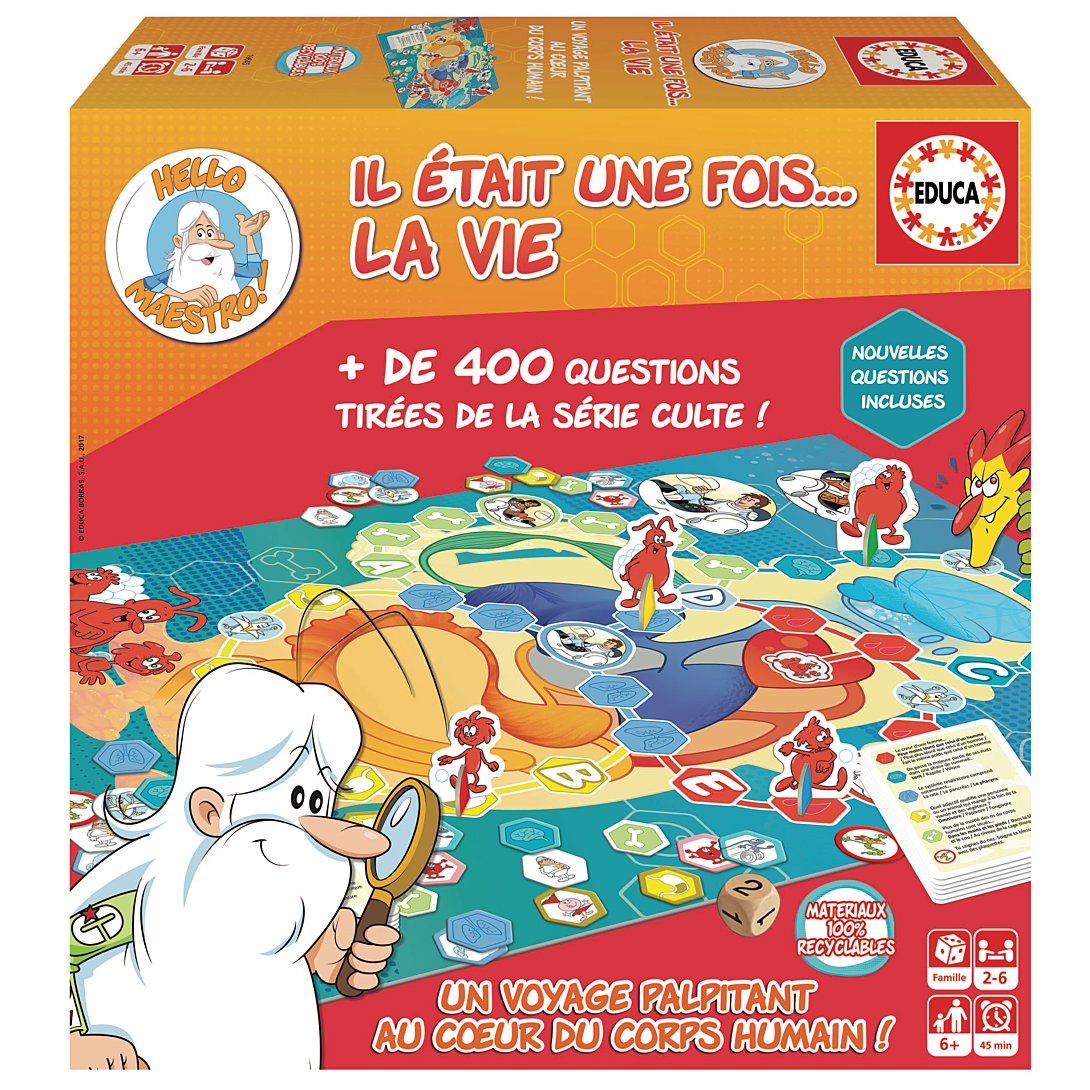Jeu d'Ambiance Educa Il Était Une Fois La Vie 19645 – Plus de 500 Questions Éducatives - vue 3