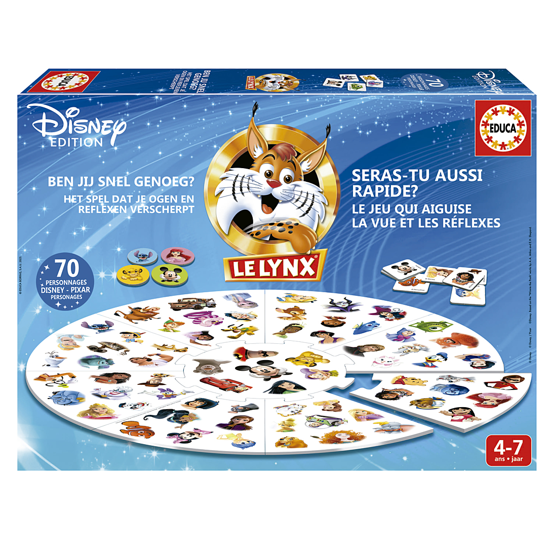 Jeu de Société Educa Lynx Disney 19748 – 70 Images, Aiguise la Vue et Réflexes - vue 4