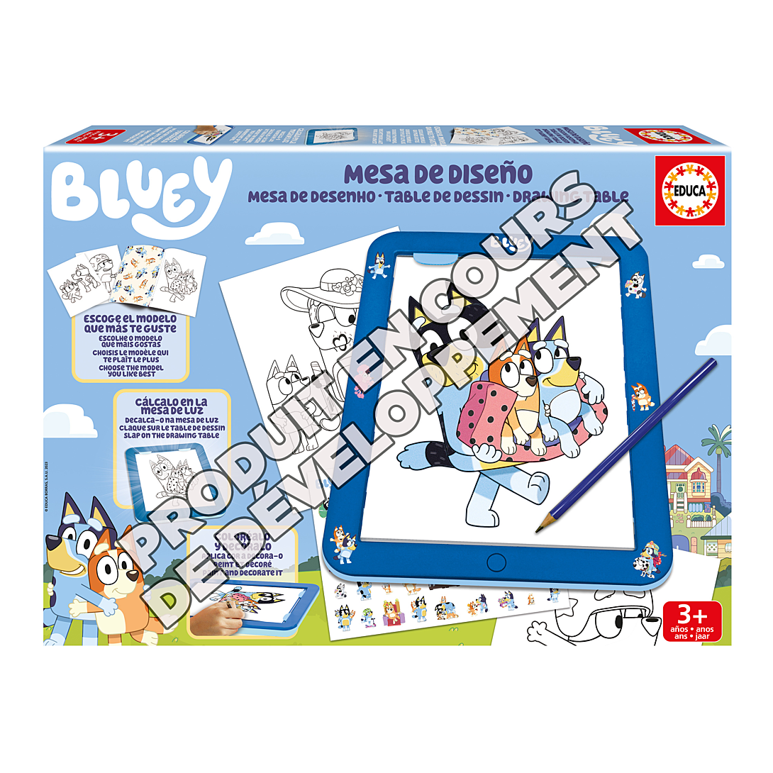 Tablette de Dessin EDUCA 18369 – Lumineuse avec 25 Modèles, Dès 5 Ans