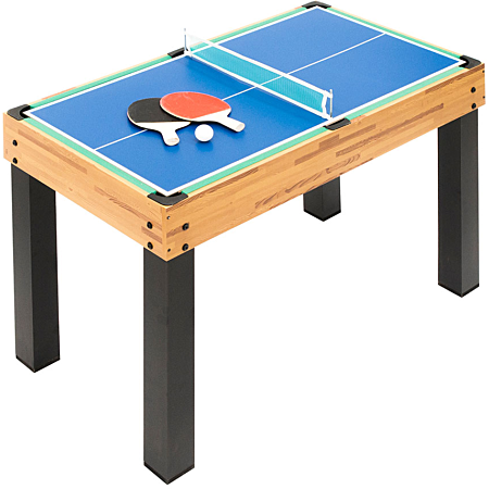 Table multijeux 13 en 1 - SPORTNOW - baby-foot, billard, ping-pong, hockey, échecs, etc. pour enfants et adultes - noyer clair - Jeux - Jouets Table multijeux 13 en 1 - SPORTNOW - baby-foot, billard, ping-pong, hockey, échecs, etc. pour enfants et adultes - noyer clair - Jeux - Jouets