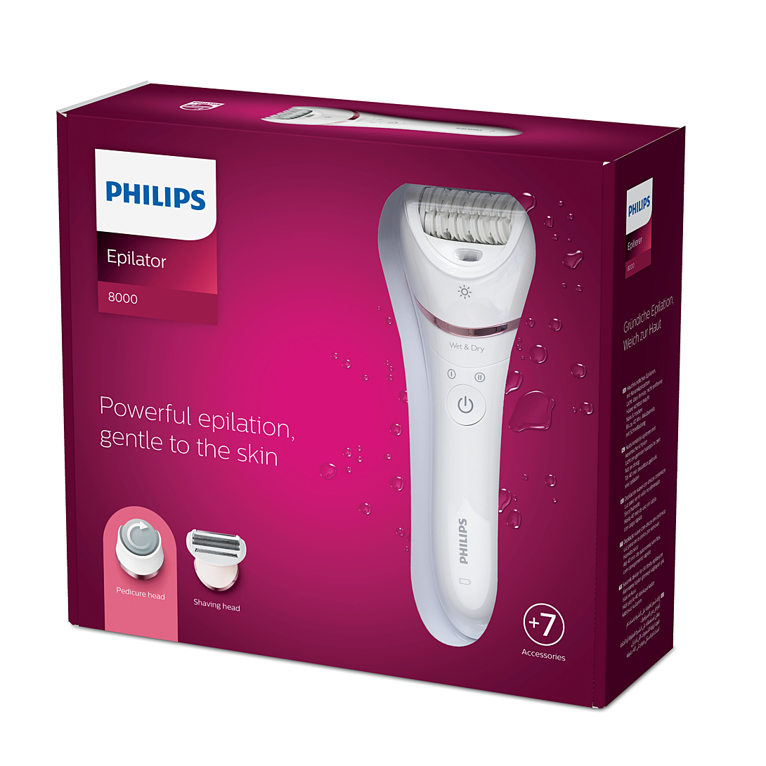 Epilateur Électrique Epilator Series 8000 Phi bre73010 Philips