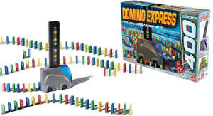 Domino Express Track Creator + 400 Dominos - Machine à Poser Automatique - Piste De 8,5 M - Jeu De Construction Créatif Pour Enfants 6 Ans Et +