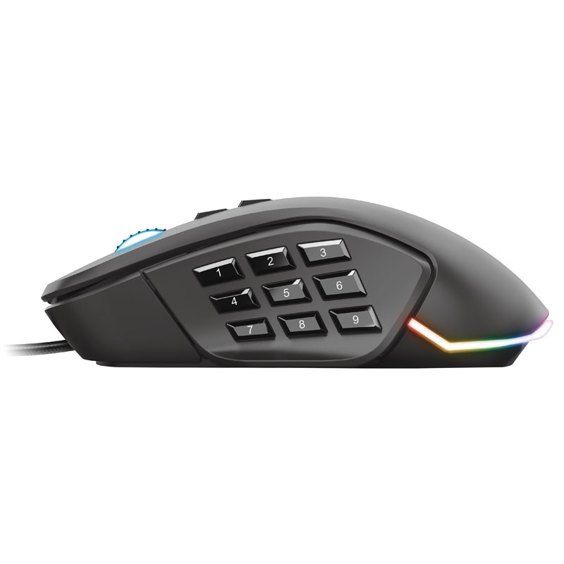 Trust GXT 970 Morfix souris Gaming Droitier USB Type-A Optique 10000 ...