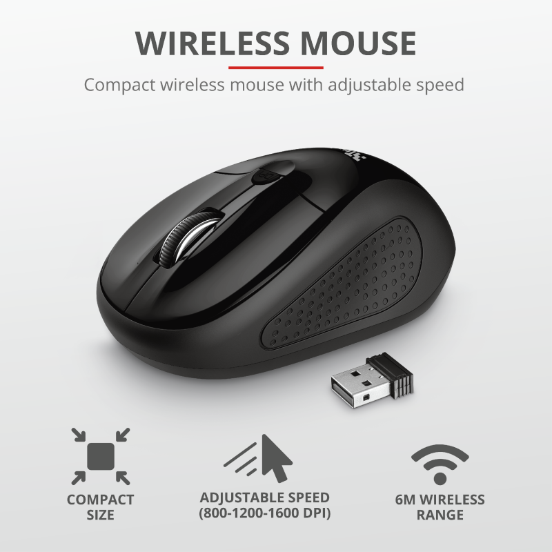 Kit Souris Et Clavier Sans Fil Trust Ds-330x - Occasion Fonctionnel