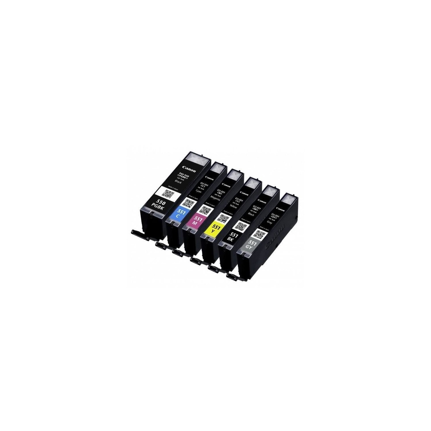 Cartouches D'encre Compatibles Canon PGI550 CLI551 - Pour MG 7550, IP 7200