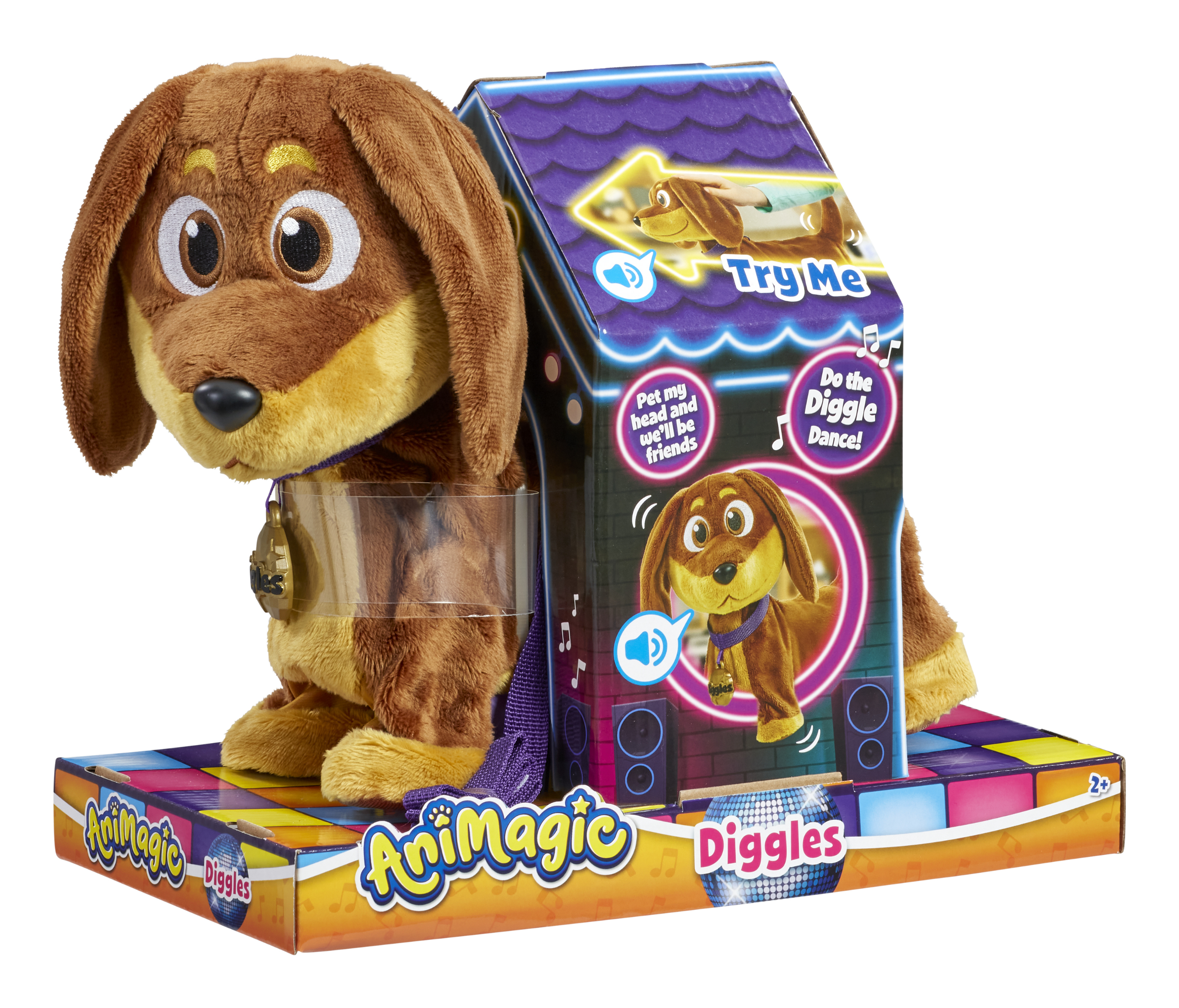 Peluche Interactive Diggles Le Chien Animagic - vue 5