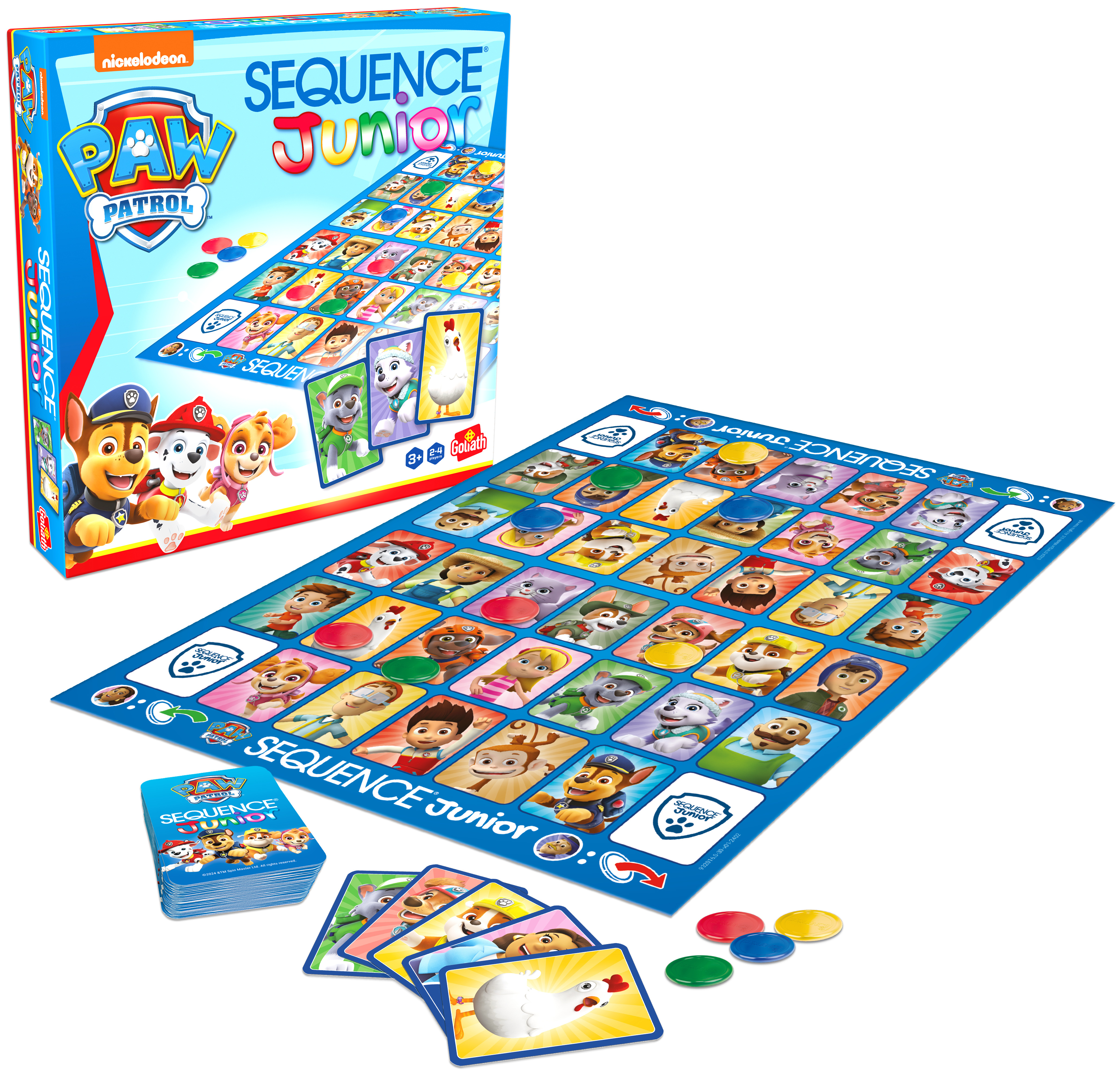 Jeu De Société Séquence Junior La Pat Patrouille Goliath La Boite