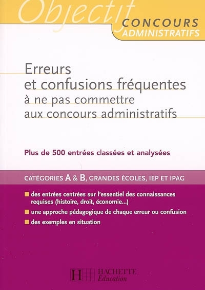 Erreurs et confusions fréquentes, à ne pas commettre aux concours ...