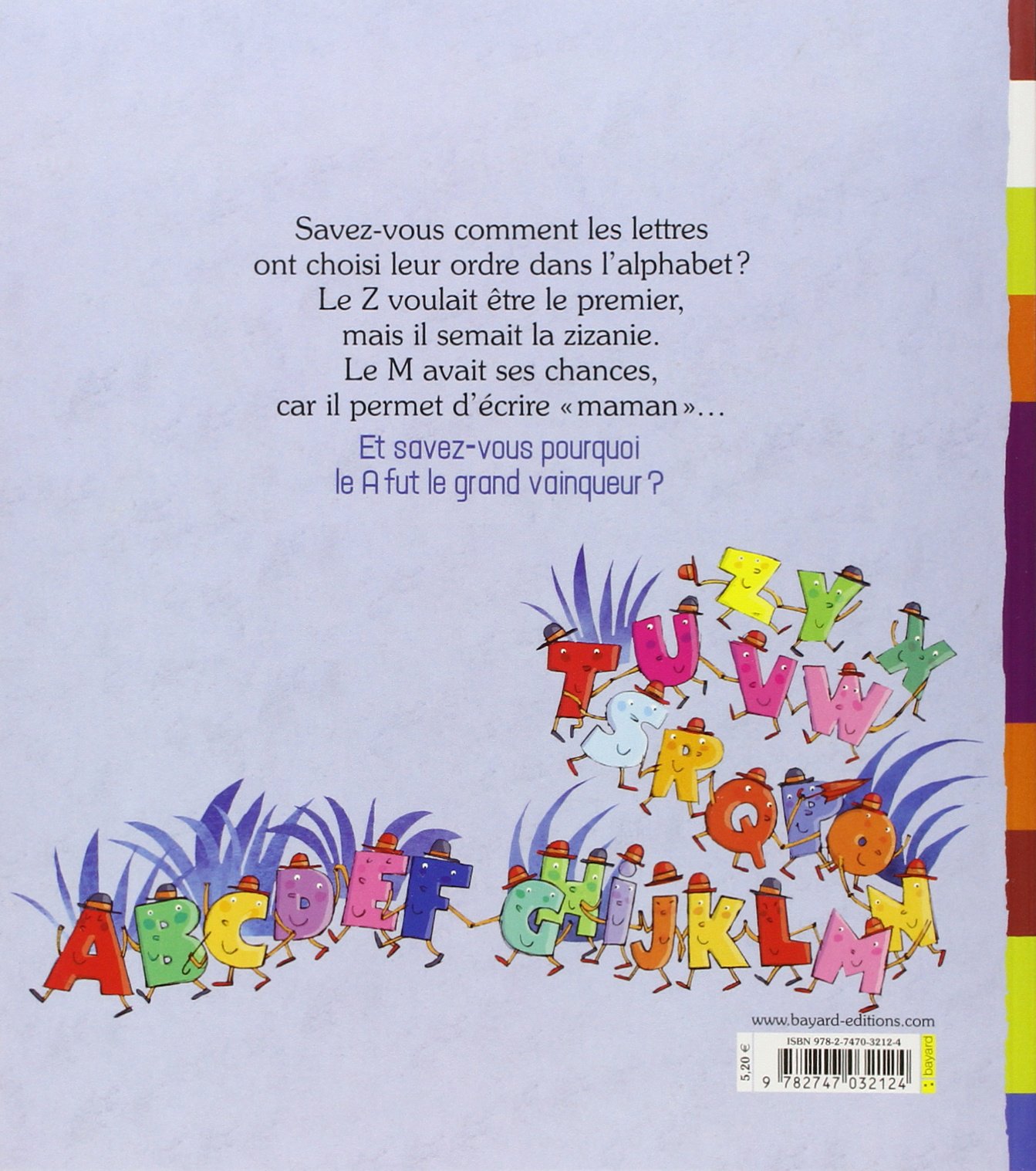 La bataille de l'alphabet : d'après une légende du Talmud (Jeunesse) au ...