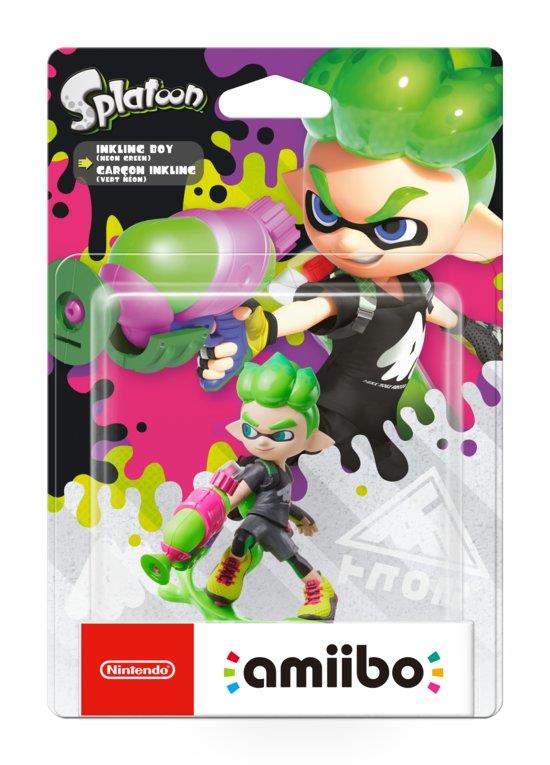 figurine Amiibo - garçon Inkling (vert néon) (WII U)