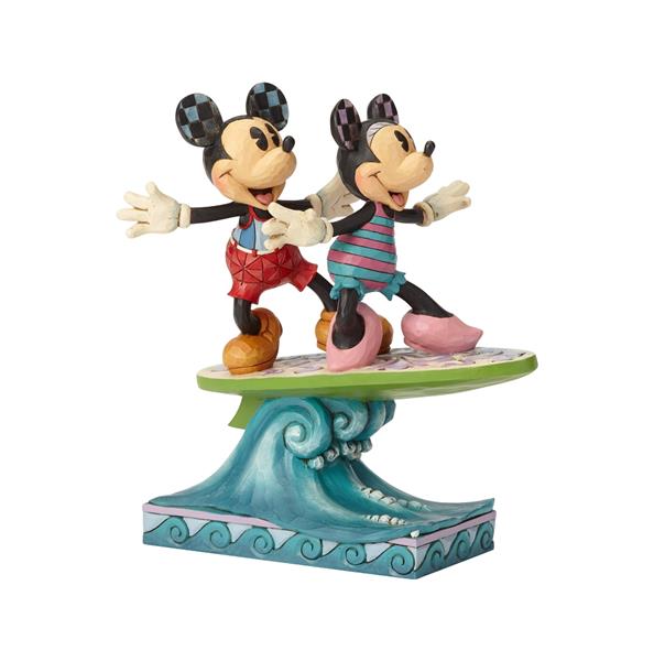 Disney - Figurine Minnie Mickey Surf