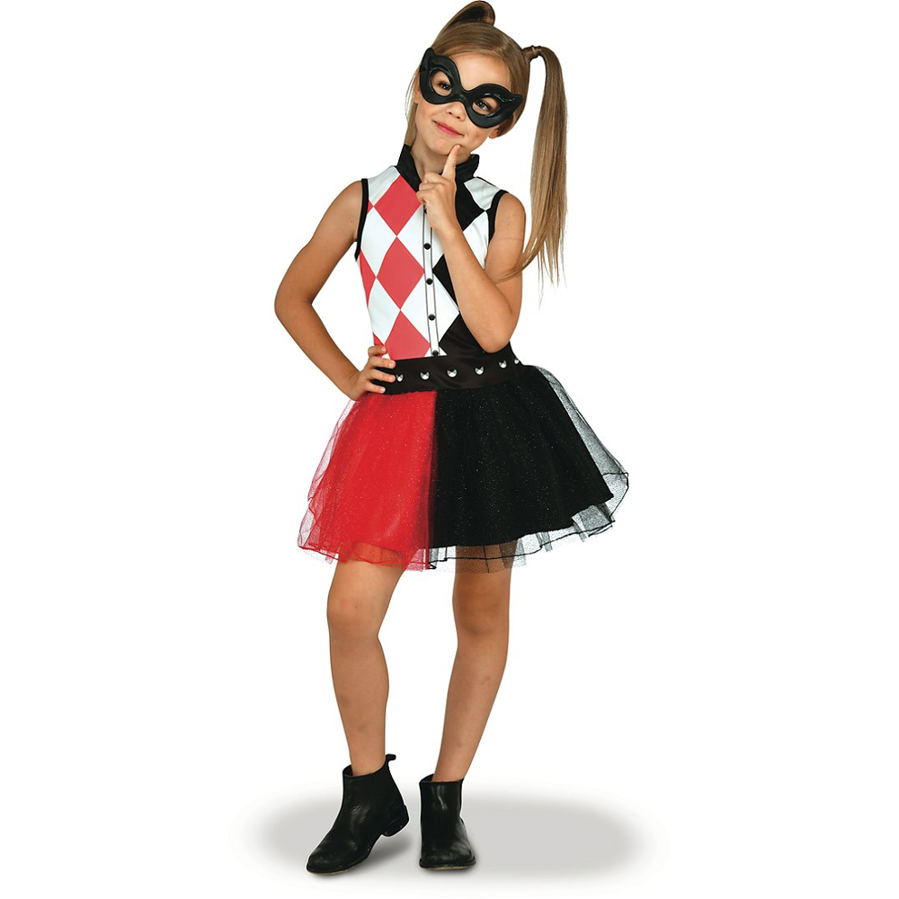 Déguisement Luxe Harley Quinn Dc Super Héro Girls - Warner