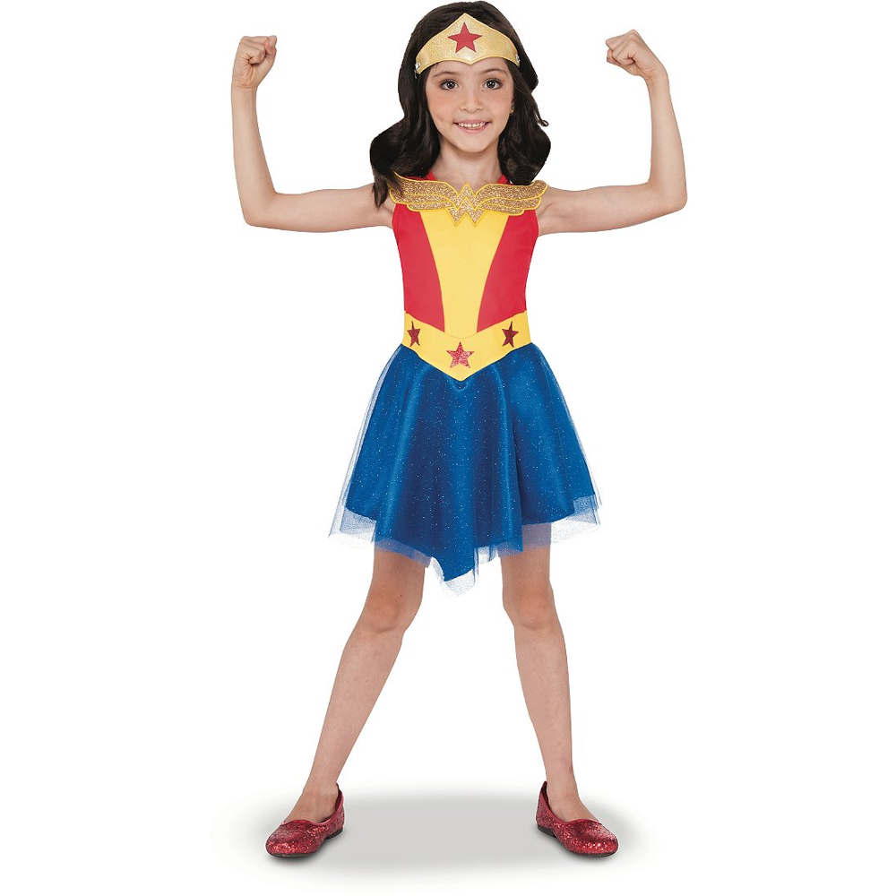 Robe Tutu Wonder Woman + Tiare - Warner