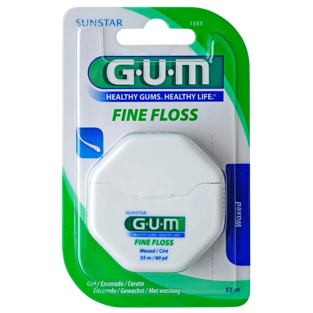 Fine floss fil dentaire ciré 55m