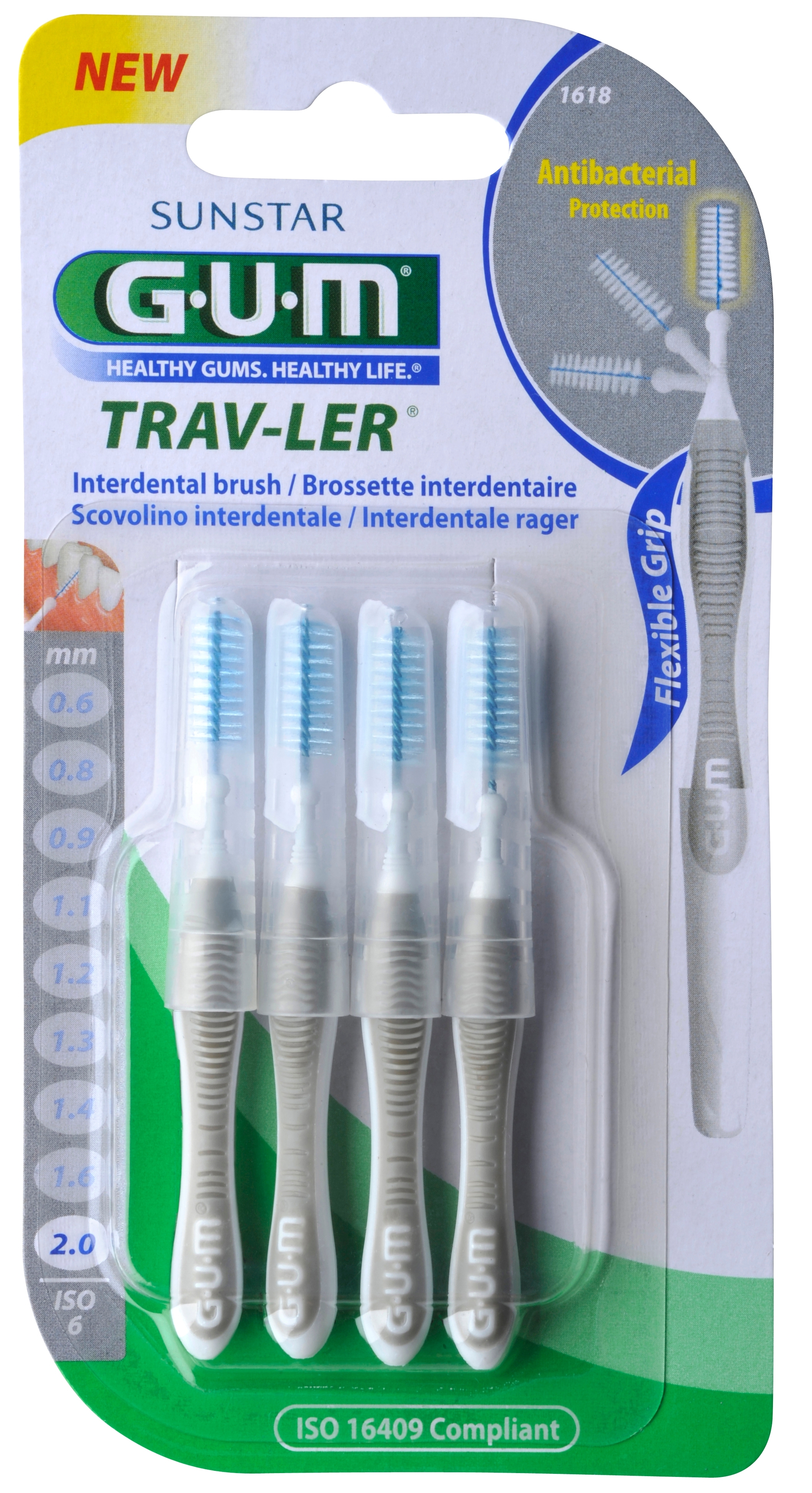 Brossette interdentaire 2mm