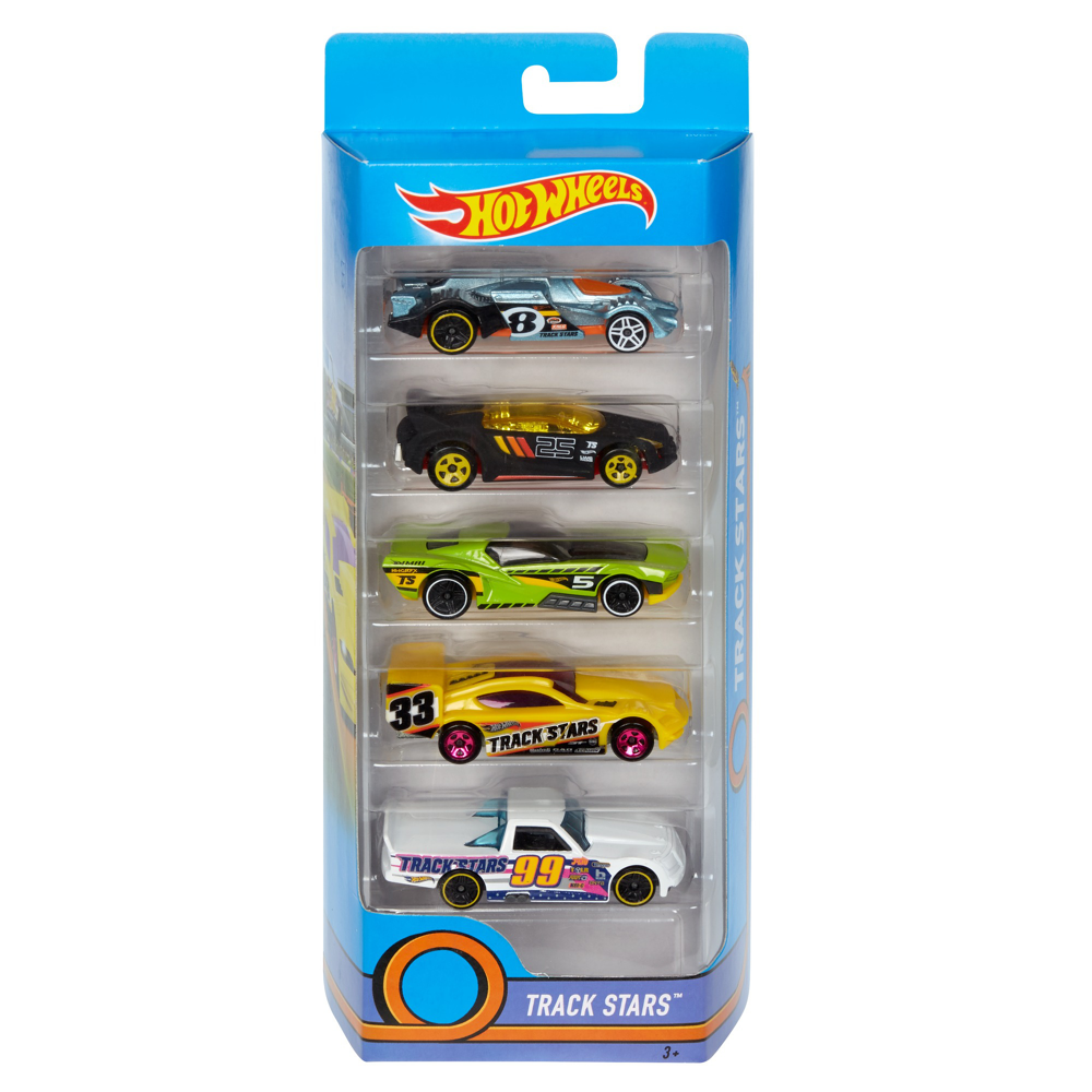Hot Wheels - Coffret de 5 Véhicules - Petites Voitures - 3 ans et +