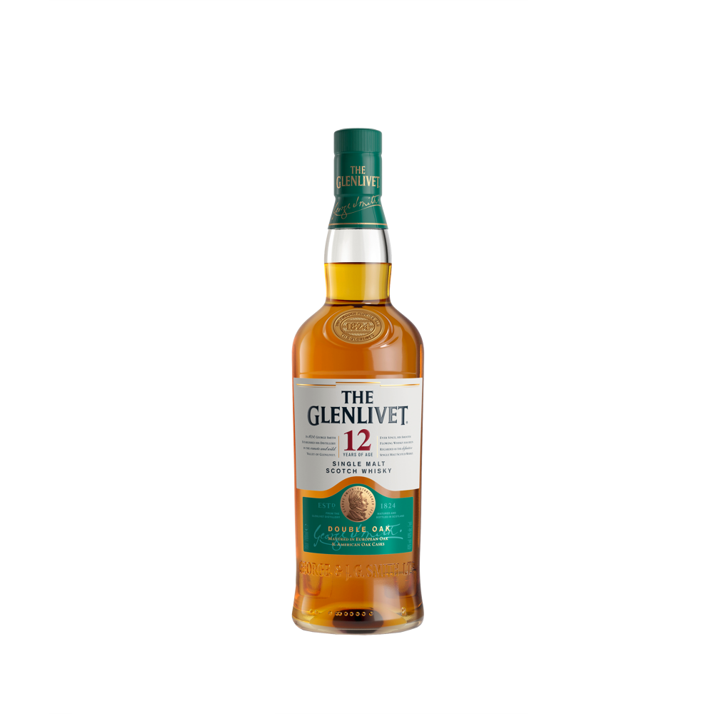 Whisky Single Malt Glenlivet Double Oak 12 ans - Ecosse, 40% vol. - 70 cl