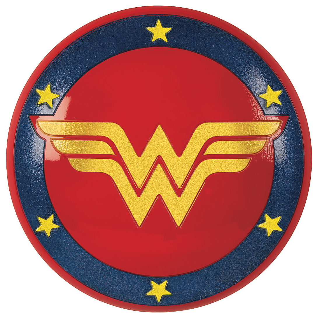 Bouclier Pailleté Wonder Woman - Warner