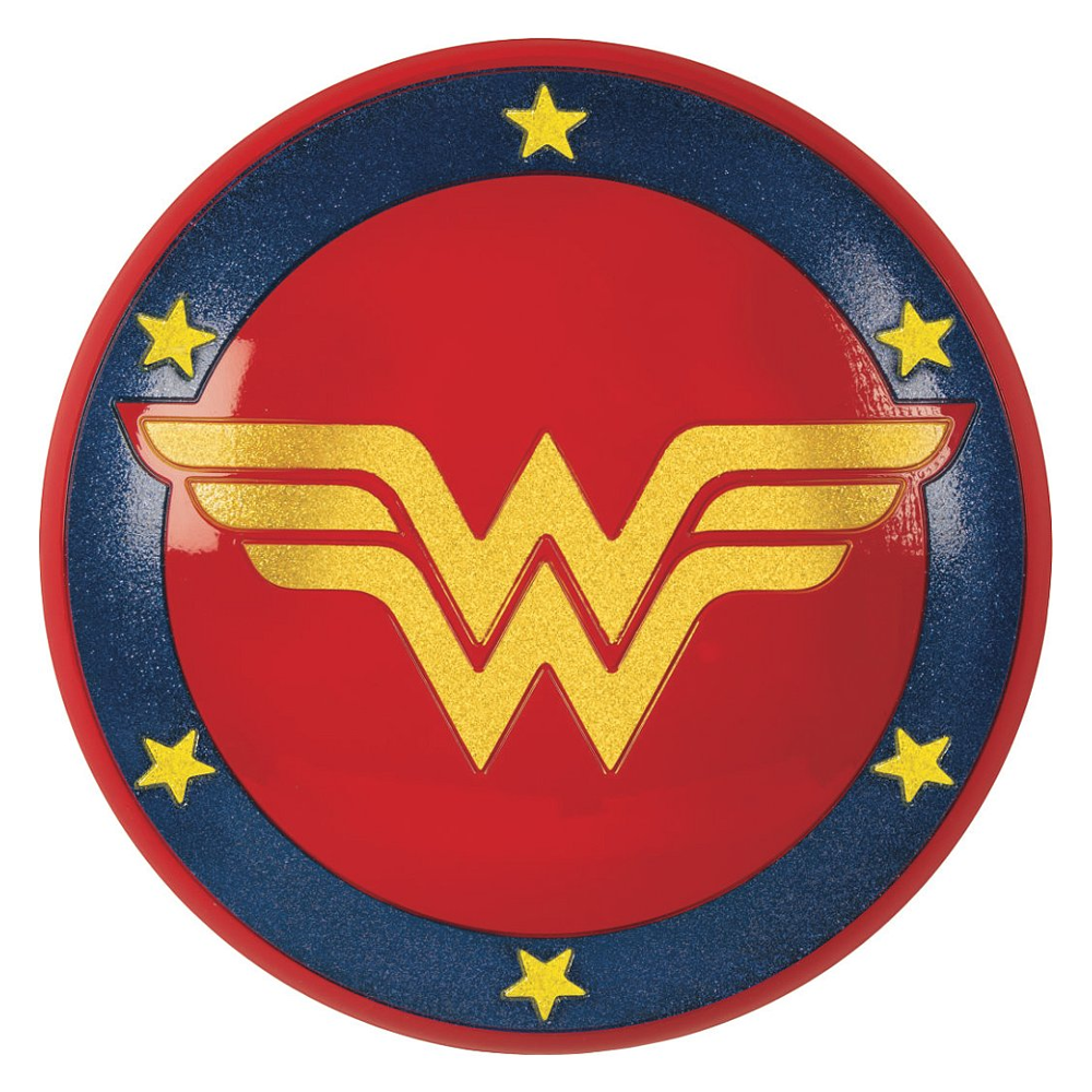 Bouclier Pailleté Wonder Woman - Warner