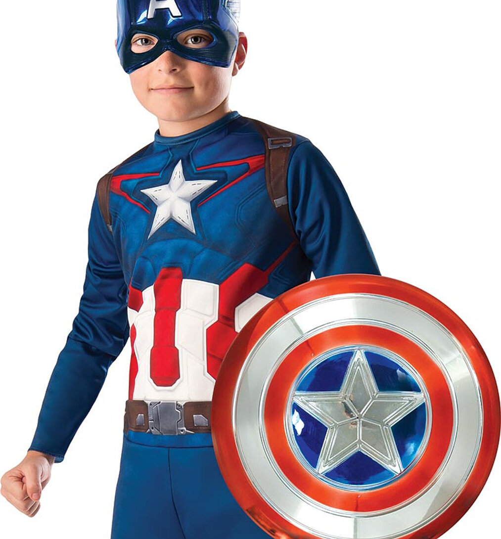 BOUCLIER METALLISE CAPTAIN AMERICA
