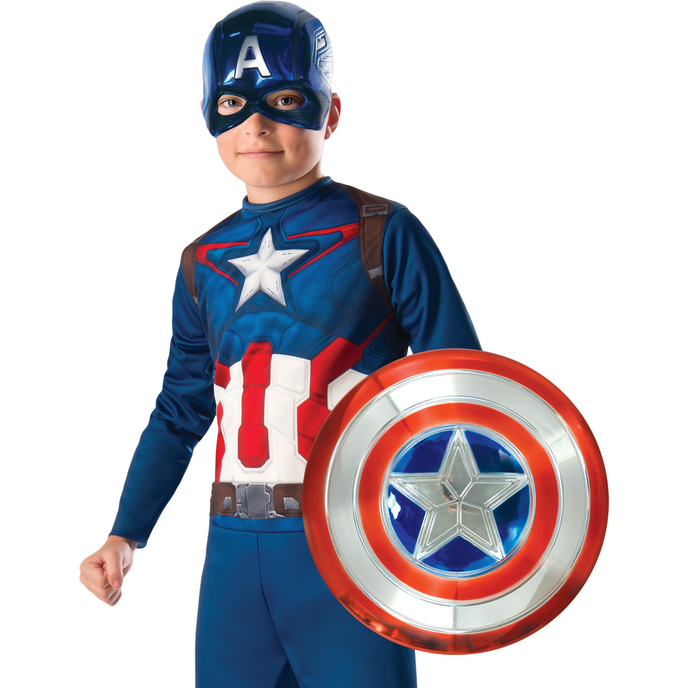 BOUCLIER METALLISE CAPTAIN AMERICA