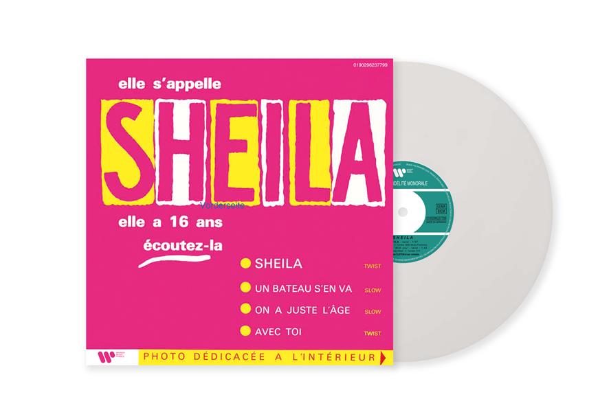Sheila (vinyle 45t blanc + carte postale)