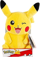 Peluche Pokemon : Pikachu (clin d'oeil) - Hauteur environ : 30cm