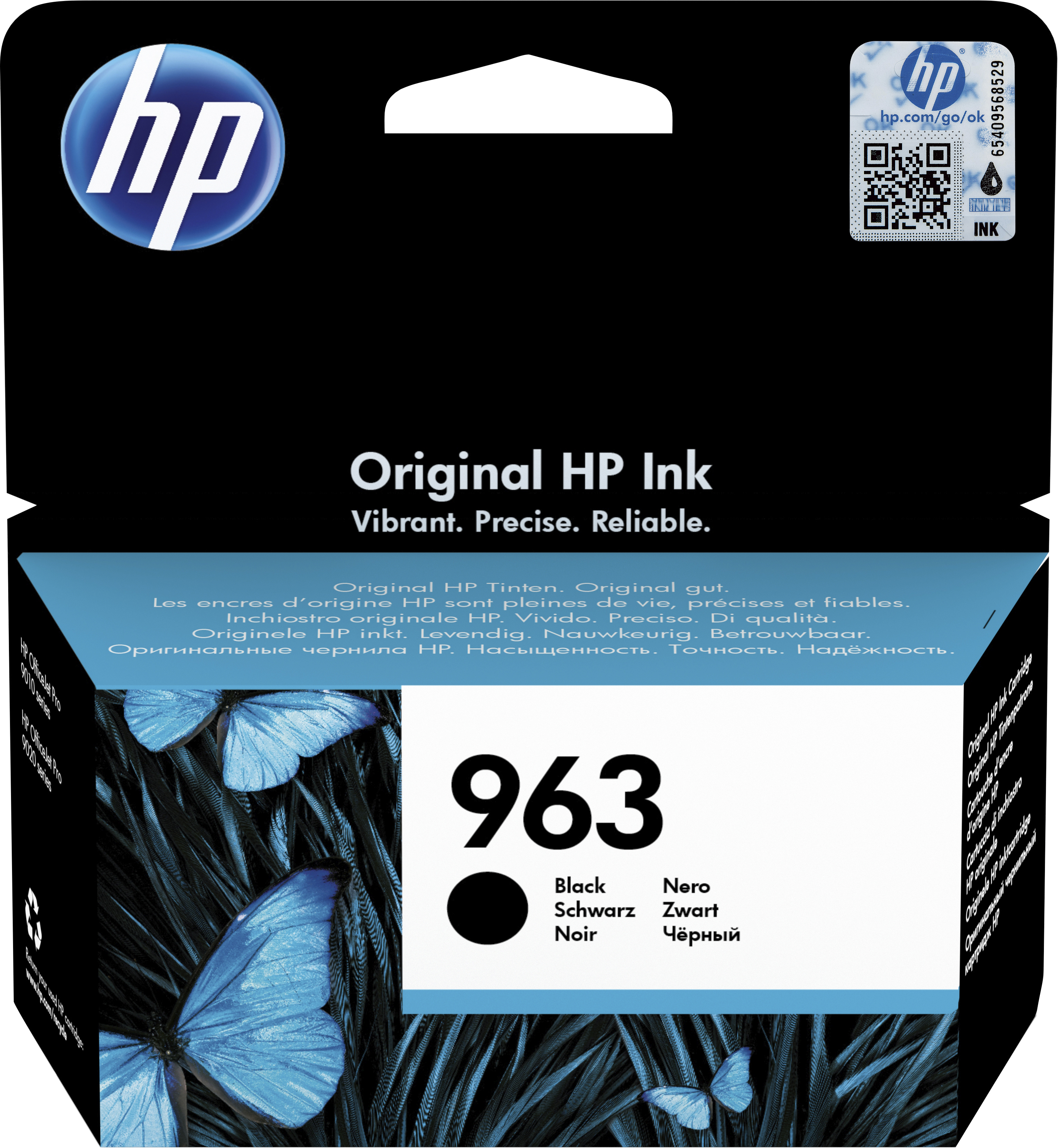HP 963 Cartouche d'encre noire authentique